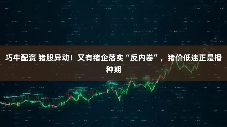 巧牛配资 猪股异动！又有猪企落实“反内卷”，猪价低迷正是播种期